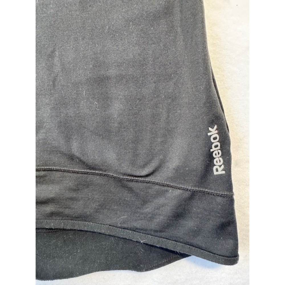 Reebok PlayWarm Black Cowl Neck Thumbhole Long Sleeve Athletic‎ Top Women's - Picture 3 of 14